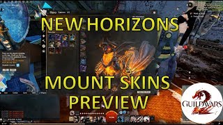 Guild Wars 2 - New Horizons Mount Skins Preview