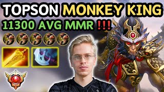 🔥 TOPSON MONKEY KING Midlane Gameplay 11K MMR 🔥 Signature Hero Grandmaster Tier TOPSON - Dota 2