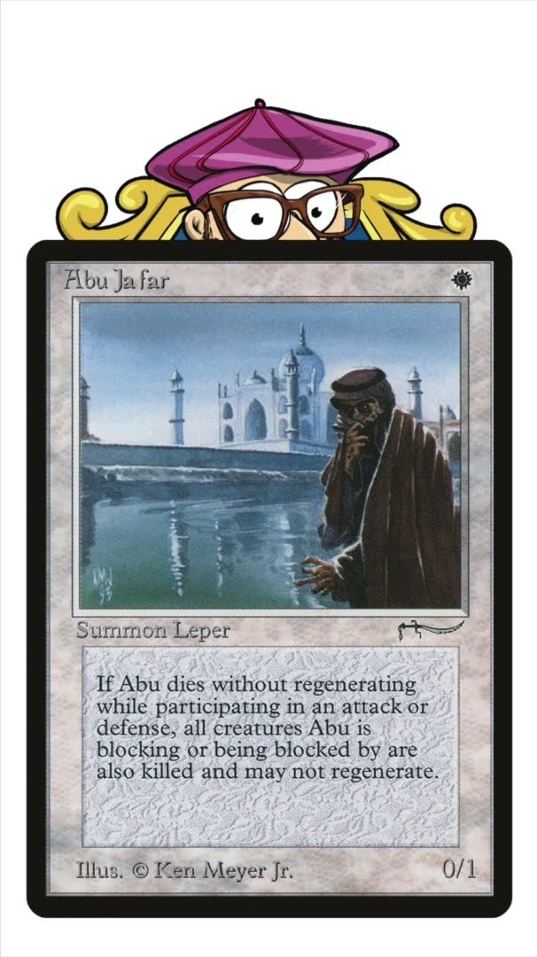 Abu Jafar Arabian Nights ARN NM Magic the Gathering MtG