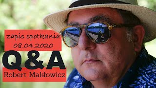 Robert Makłowicz odpowiada na pytania widzów You Tube - 08.04.2020
