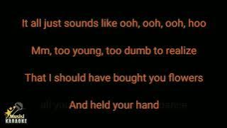 Bruno Mars - When I Was Your Man (KARAOKE VERSION)