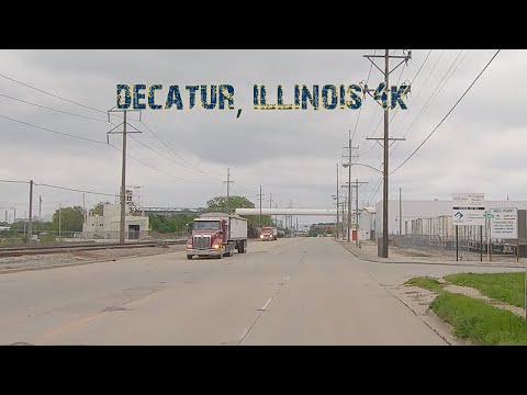 One Of The Nations Fastest Shrinking Cities: Decatur, Illinois 4K.