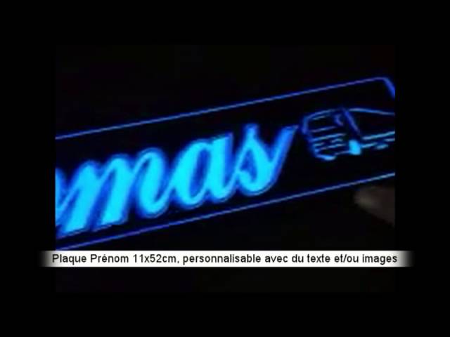 Tuto pour personnaliser sa plaque prénom de camion - LumiereFroide