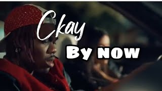 Ckay - by now lyrics ( lyrics video) #ckay