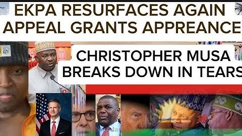 Congratulations 2 Ekpa Ex CDS Begs Igbos Over  Happenings Finland-US Congress Get Ekpa