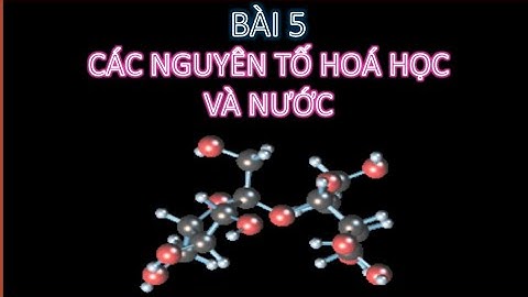 Bài 5 - Các nguyên tố hoá học và nước - Sinh học 10 - Bộ cánh diều