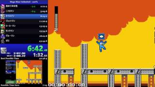 mega man unlimited 100 speedrun in 4214