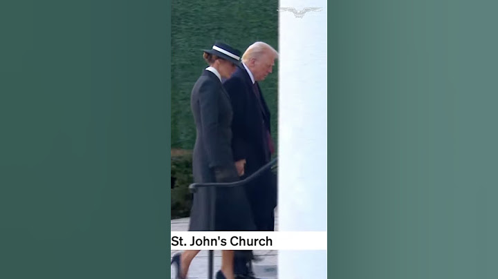Trump arrives at St. John's Church ahead of inauguration #shorts