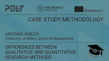Differences between Qualitative and Quantitative Research Methods (Antonio Ghezzi)