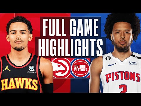 Hawks at pistons | nba full game highlights | october 26, 2022