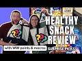 Healthy snack review  trying new healthy snacks  ww weightwatchers pointscaloriesmacros