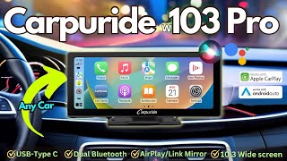 Upgrade Your Car with CarPuride W103 Pro (Apple CarPlay & Android Auto)