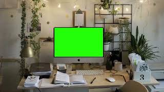 Computer green screen
