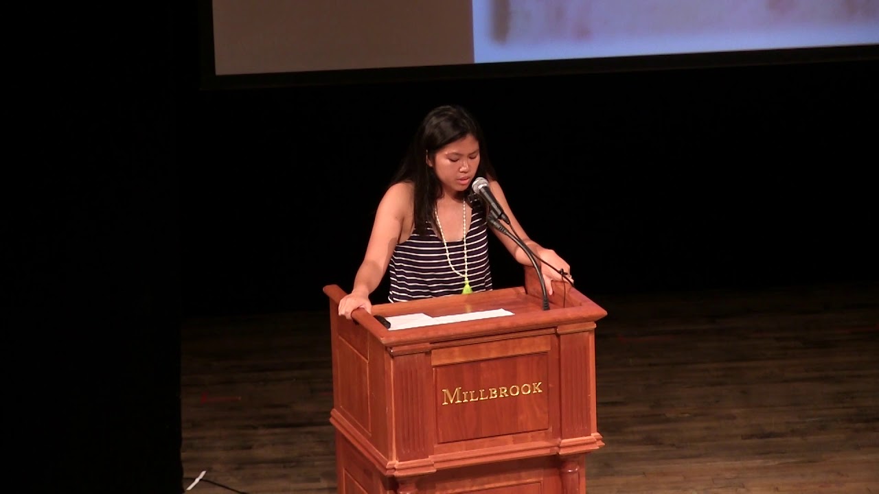 Millbrook Chapel Talk   Liya Liang '18