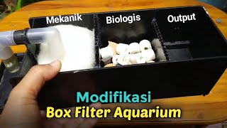 Modifikasi Box Filter Aquarium Simpel