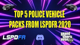 My Top 5 Police Vehicle Packs From LSPDFR 2020 #1