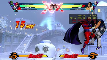 UMVC3 - Magneto Midscreen ROM Throw Combo