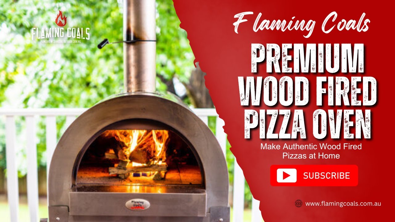 Flaming Coals Premium Wood Fired Pizza Oven: Make Authentic Wood Fired  Pizzas at Home - YouTube
