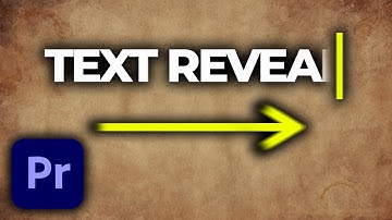 Simple Text Reveal Animation Tutorial in Premiere Pro