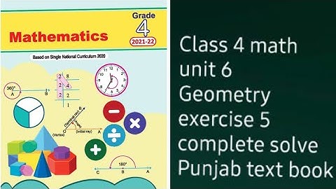 class 5 unit 6 geometry ex 5 complete/ grade 4 math chapter 6 exercise 5