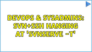 DevOps & SysAdmins: svn+ssh hanging at 
