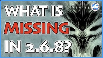 What is missing from Diablo 3 Patch 2.6.8?