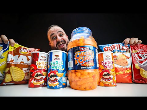 جربت انواع شيبس جديدة و مستوردة