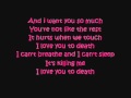 Stefy - Love you to death lyrics