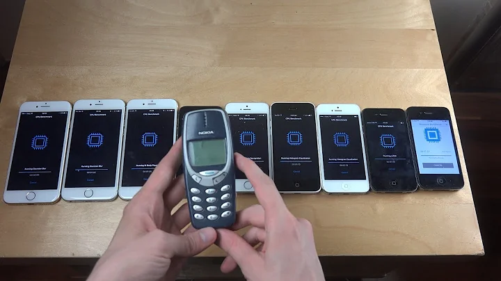 iPhone 7 vs. 6S vs. 6 vs. SE vs. 5C vs. 5S vs. 5 vs. 4S vs. 4 - Benchmark Speed Test!