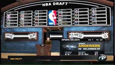 NBA2K11 Final Combine Game Stats And Draft