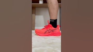 Aasics Novablast 5 flash red #aasics #novablast #running #runningshoes #newrunningshoes #runningera