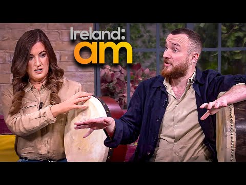 Secrets of the bodhrán EXPOSED LIVE on Irish TV!