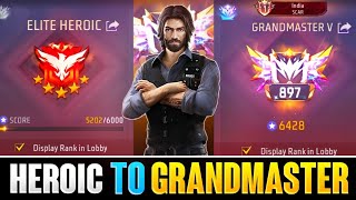 Elite Heroic To Grandmaster In One Day | Solo Rank Push Tips And Tricks | #shivamgaming