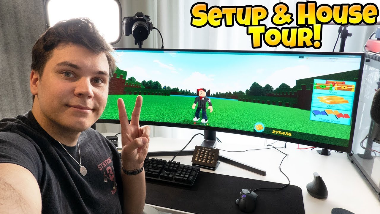 My Ultimate Gaming Setup House Tour Youtube - a beginners guide to roblox game jess tech spot