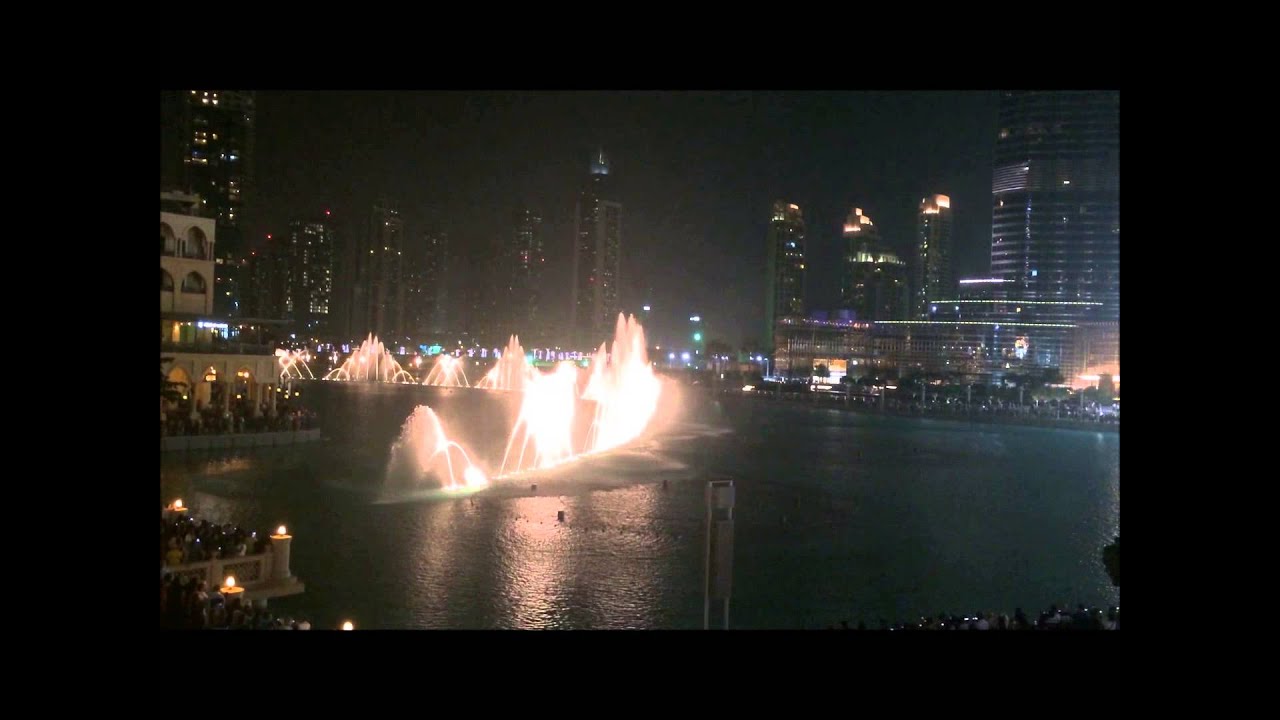 The Dubai Fountain Time to say goodbye YouTube