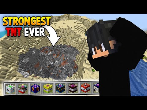 This is the STRONGEST TNT in Minecraft!