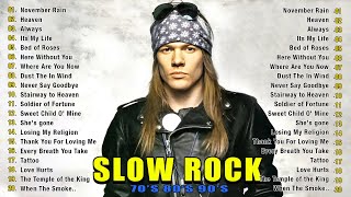 Slow Rock Greatest Hits ❤️70s 80s 90s❤️ Bryan Adams,Bon Jovi,Guns' N Roses,Dave Winkler