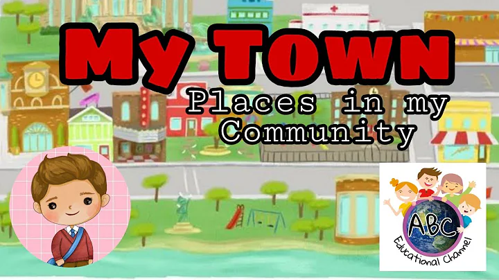 My Town| Places in my Community | Places for Kids| Vocabulary for Kids