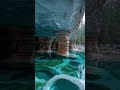 Unreal Natural Wonder: Cave Pillars in Turquoise Crystal Clear Water (Unique Geological Formation) 🤯