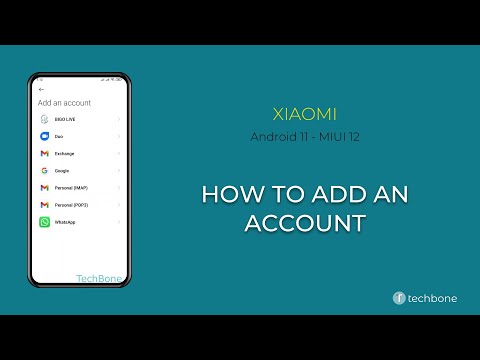 How to Add an Account - Xiaomi [Android 11 - MIUI 12]