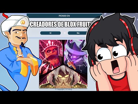 ENCONTRE A LOS CREADORES DE BLOX FRUITS EN AKINATOR COMPLETO