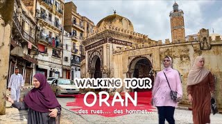 Promenade filmée dans les rues d'Oran en Algérie. Voyage en 4K. WALKING TOUR