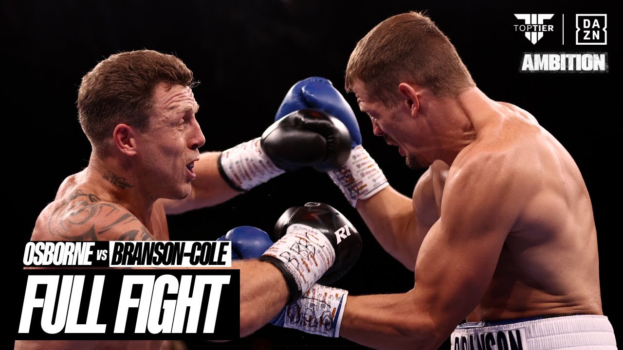 James Osborne v Alex Branson-Cole | Southern Area Title | FULL FIGHT