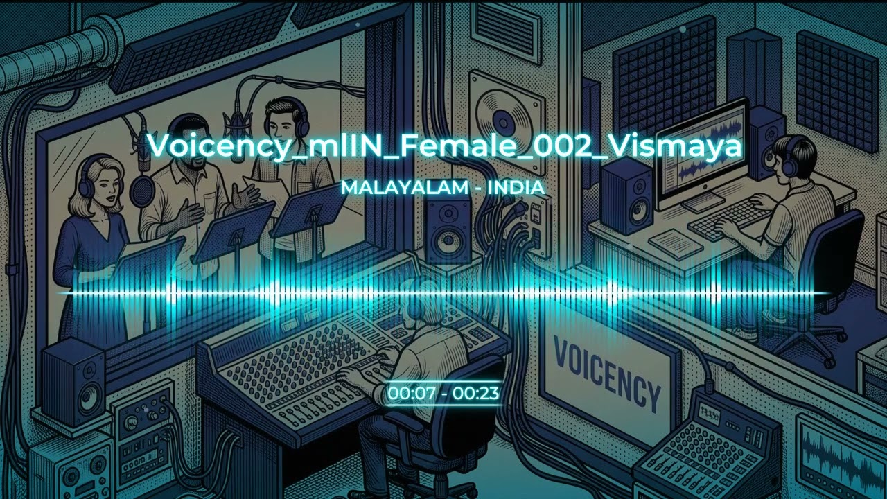 Malayalam Female Voice - Voicency_mlIN_Female_002_Vismaya