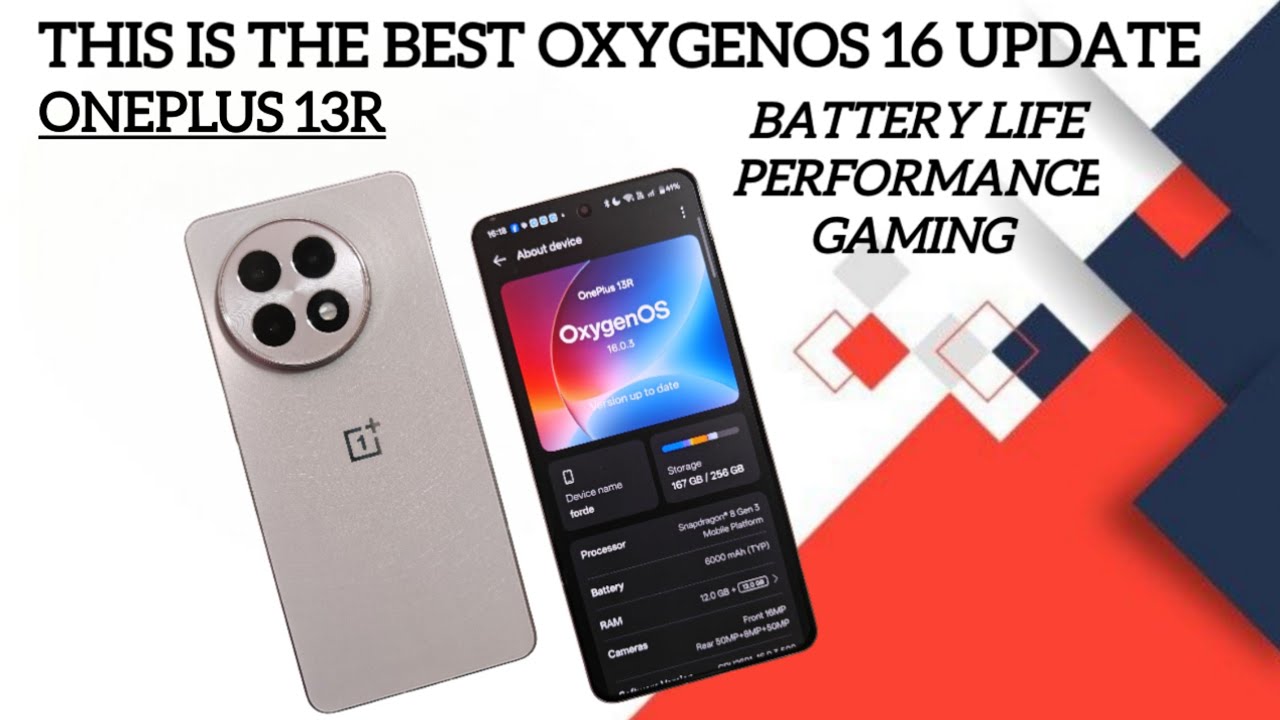 The OnePlus 13R OxygenOS 16 Update is a Game Changer