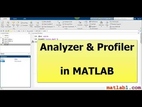 Analyzer Profiler in MATLAB - YouTube