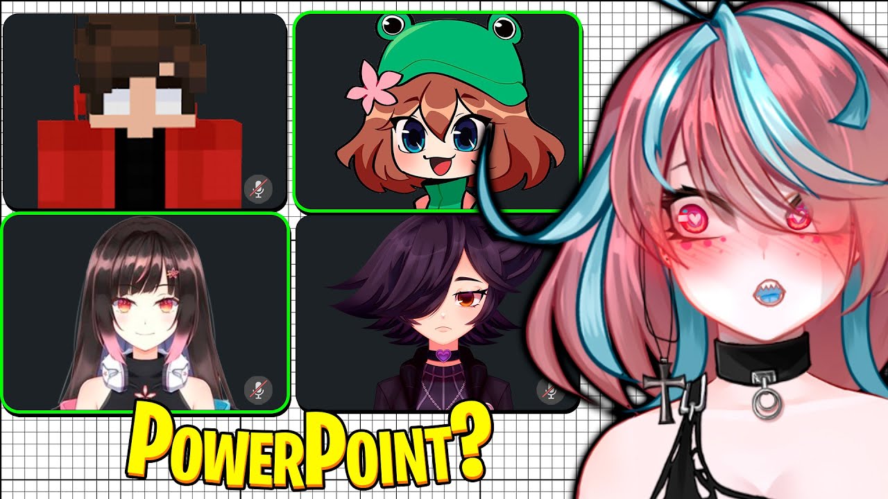VTUBERS PRESENTANDO en POWERPOINT