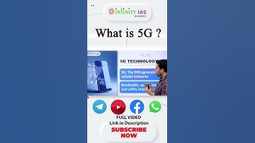 What is 5G? Full Video Link: https://youtu.be/OrjHb-52Ra0 #5g #5gupsc #infinityiasacademy #upsc