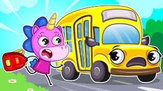 Школьный Автобус | Правила Безопасности для Детей🚌🏫| Крошка Мими🦄