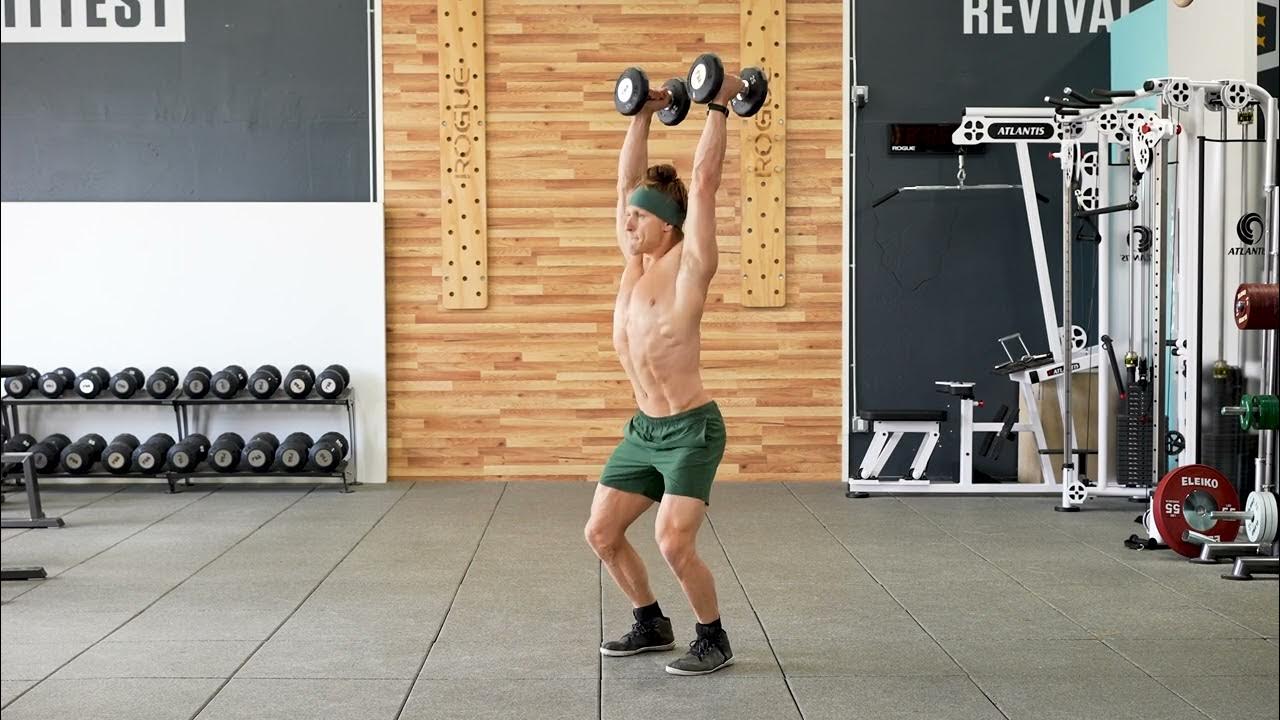Dumbbell Power Clean and Jerk YouTube